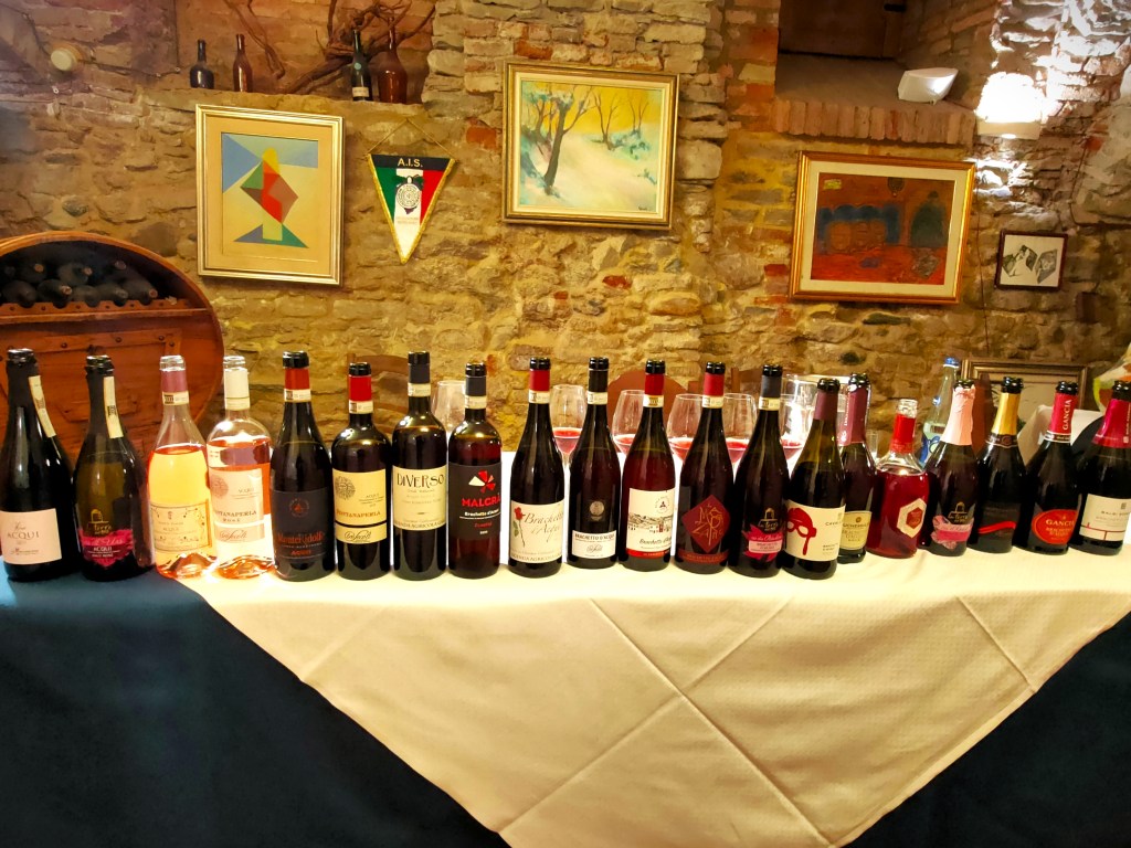 Brachetto d'Acqui vino tipologia docg