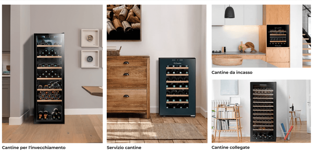cantinette frigo vino la sommeliere