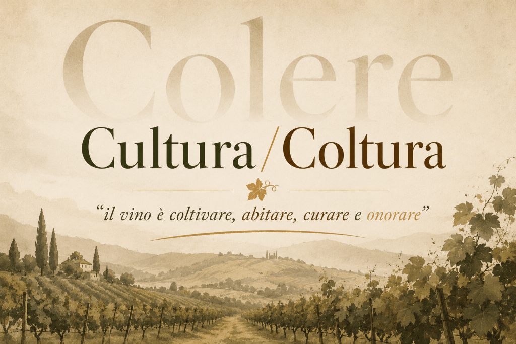 Dalla cultura alla viti-coltura: fare vino è coltivare, abitare, curare, onorare…