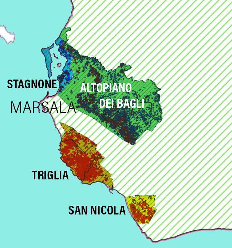 mappa zonazione uga marsala
