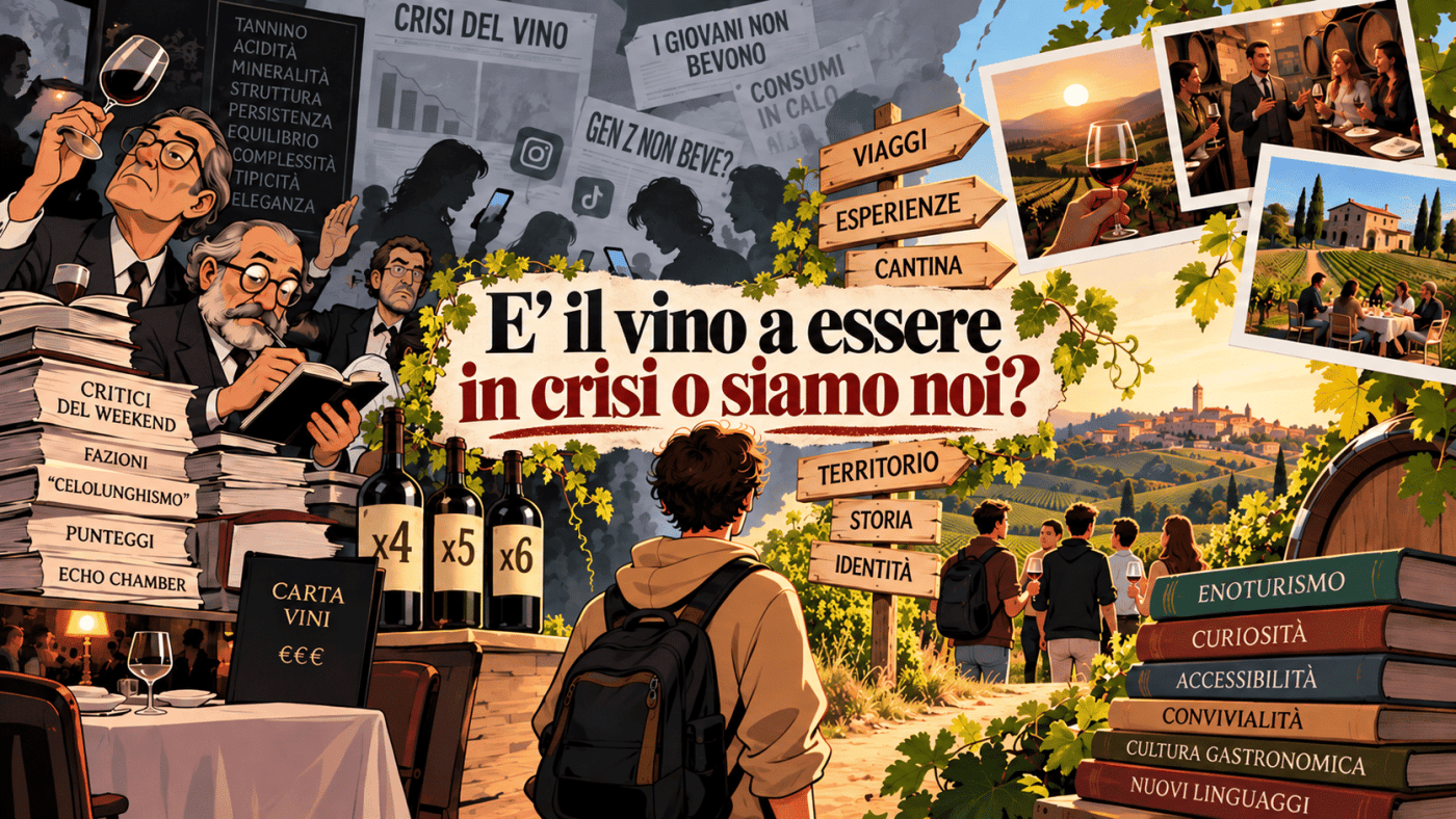 vino crisi comunicazione gen z